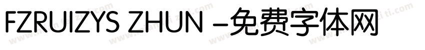 FZRUIZYS ZHUN 字体转换